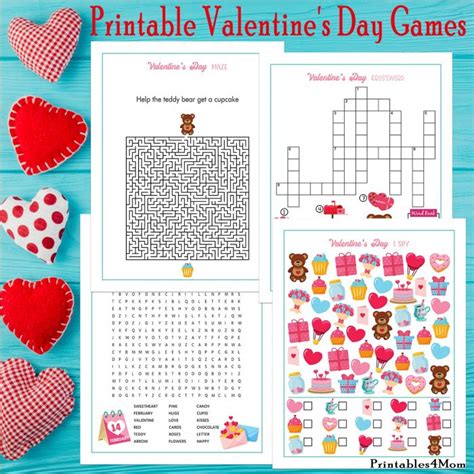 Valentine’s Day Printable Activity Games - Printables 4 Mom