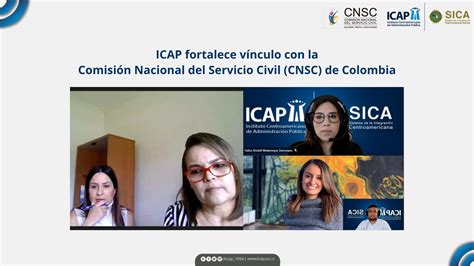 Icap Fortalece V Nculo Con La Comisi N Nacional Del Servicio Civil