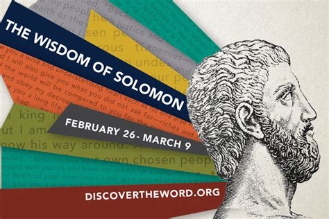 The Wisdom Of Solomon - Discover the Word