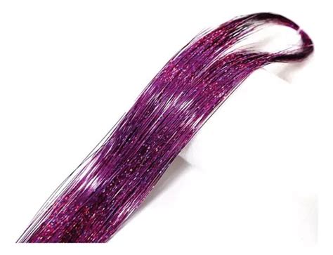 Twinkle Glitter Extensiones De Brillos Hair Tinsel Hilos Color