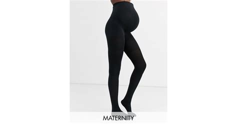 Spanx Cotton Mama Maternity Tights In Black Save 43 Lyst