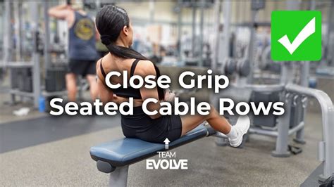 Close Grip Seated Cable Row