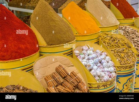 Spice Market Souk Mellah Old Jewish Quarter Marrakesh Marrakech