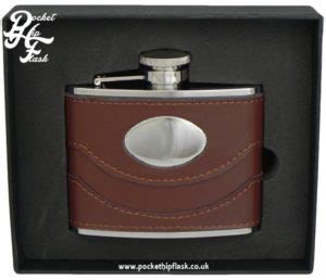 Leather Hip Flasks | Engraved hip flask | Pocket Hip Flask Company