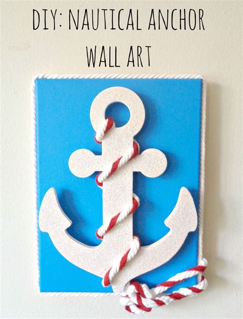 Diy Nautical Anchor Wall Art