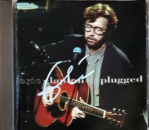 Eric Clapton Unplugged Cd Album Hand Signed Autograph By Eric Etsy