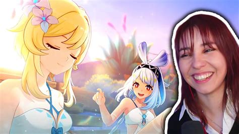 Dish Reacts To The Hot Spring Cutscene Animation Natlan Genshin Impact YouTube