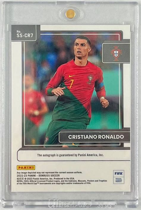 Panini Donruss Soccer Cristiano Ronaldo Auto Hobbies Toys