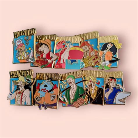 One Piece Pins Hard Enamel Metal Luffy Zoro Chopper Robin Usopp