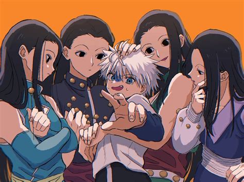 Killua Zoldyck And Illumi Zoldyck Hunter X Hunter Drawn By Thicopoyo