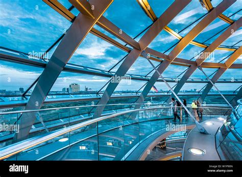 Interior, Dome of the Reichstag building, Berlin, Germany Stock Photo - Alamy