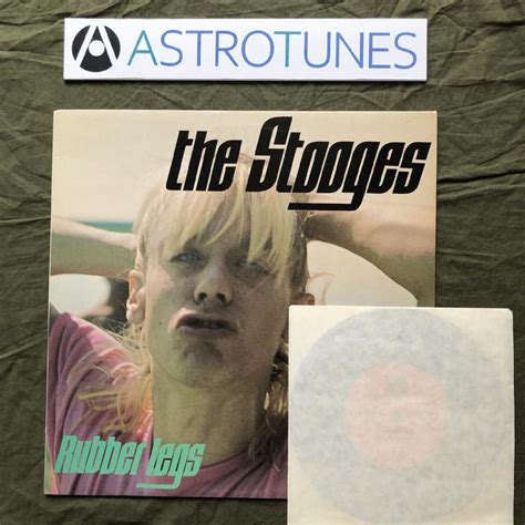 1987年 フランス盤 オリジナルリリース盤 ストゥージズ The Stooges Lpレコード シングル付 Rubber Legs