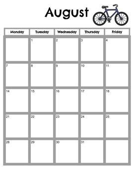 2023-2024 School Days Calendar by Thrive Beyond Teaching | TPT