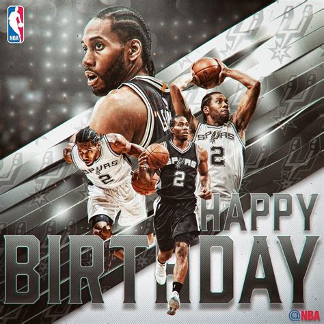 Join Us In Wishing Kawhi Leonard Of The Spurs A Happy 26th Birthday