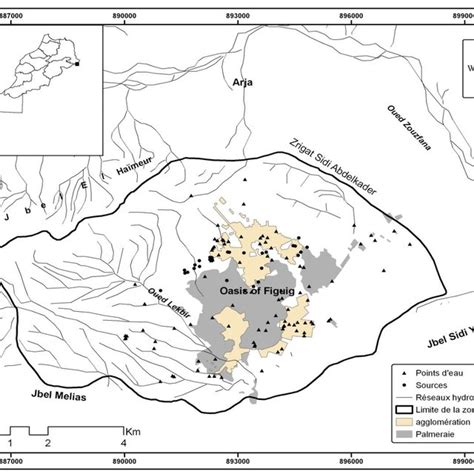 Situation Géographique De La Zone Détude Download Scientific Diagram