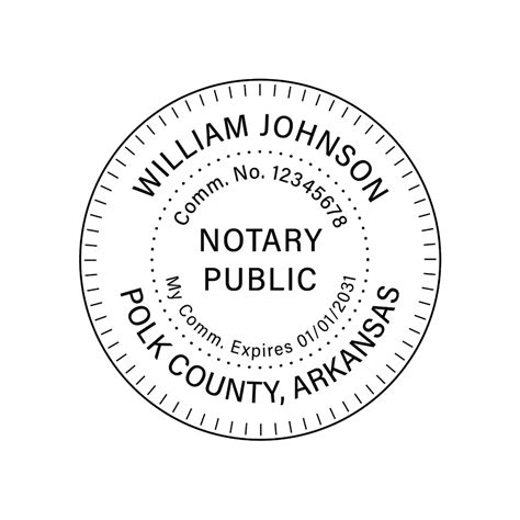 JL Arkansas Notary Stamp Best Notary Stamp In Arkansas