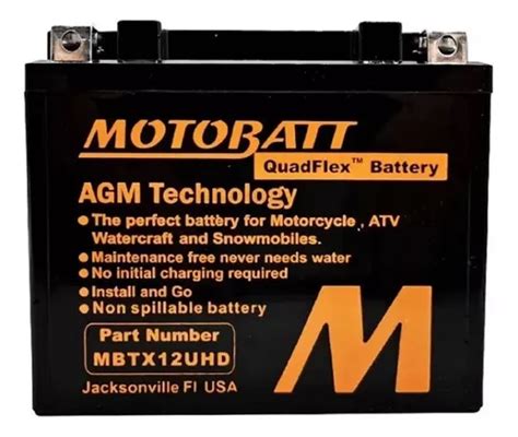 Bateria Motobatt Mbtx12u Harley Sportster 883 1200 Ytx14l Bs