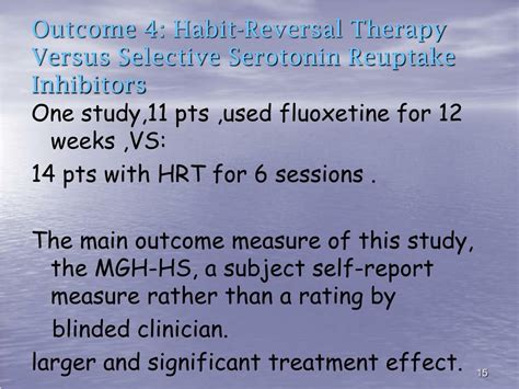 Ppt Systematic Review Pharmacological And Behavioral Treatment For Trichotillomania