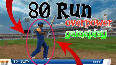 Overpower Gameplay 5 Over 80 Run Of One Man 😯😯😯 Youtube