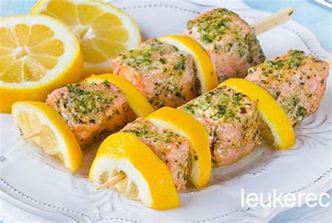 Recept Voor Zalm Met Citroen Spiezen Foody Nl