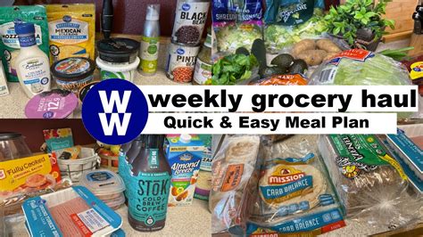 Costco Walmart Grocery Haul Meal Plan For Weight Loss Weight