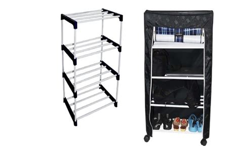 Mild Steel Powder Coated Shoe Rack Cover, Free Standing, 3 Shelves at Rs 750 in Jaipur