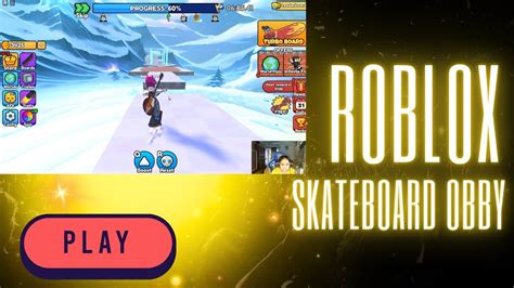 Roblox Skateboard Obby Skateboard Obby World Youtube