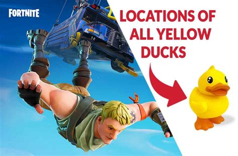 Guide Fortnite Challenge Week Of Season Where To Find All The Ducks