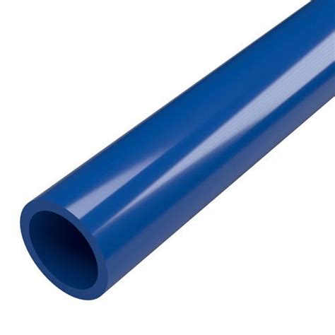 Leak Proof Crack Resistant Unbreakable Heavy Duty Round Blue Pvc Pipe