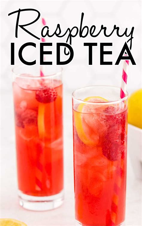 Raspberry Iced Tea Pass The Dessert