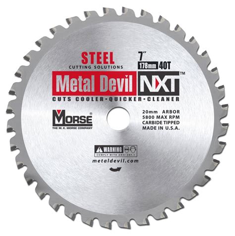 Mk Morse Morse Metal Devil Nxt Circular Saw Blade Steel Walmart