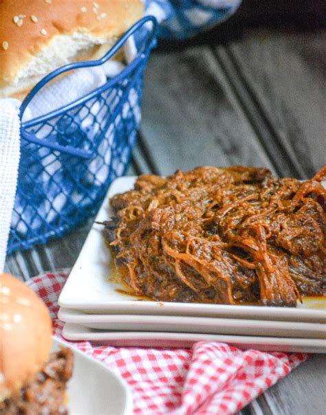 Slow Cooker Texas Style Barbecue Brisket Sandwiches 4 Sons R Us