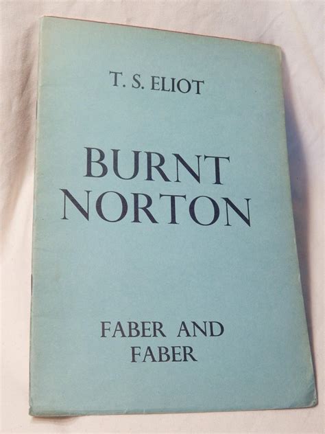 Burnt Norton: T S Eliot: Amazon.com: Books