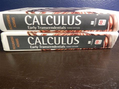 Calculus Early Transcendentals Single Variable By Jon Rogawski Book 3rd