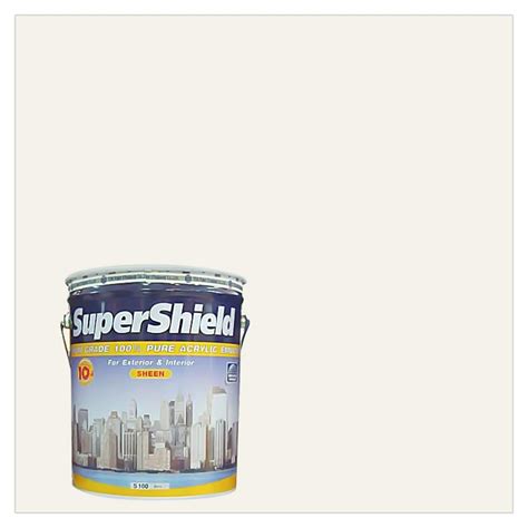 Water Based Exterior Paint Toa Supershield White Semi Gloss Gal