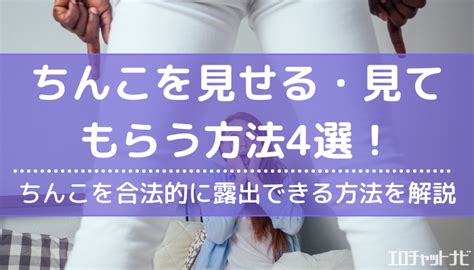 ちんちんを見せる・見てもらう方法4選！ちんこを合法的に露出できる方法を解説 エロチャットナビ