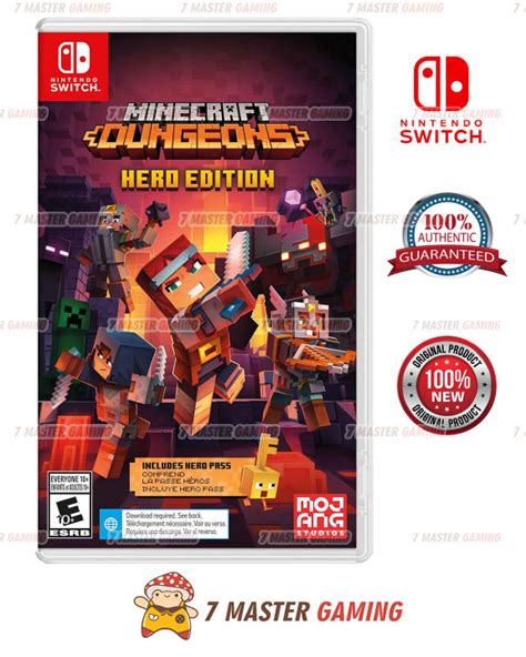 Minecraft Dungeons Hero Edition Nintendo Switch Oled V Lite