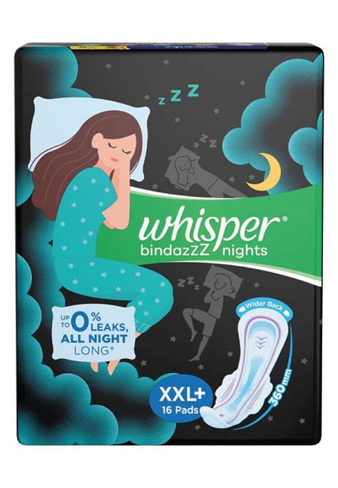 Ultra Overnight Sanitary Pads with Wings XXL+