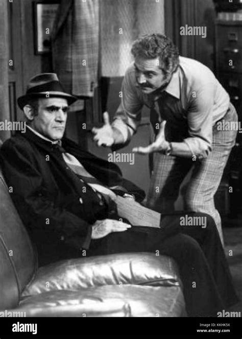 Abe Vigoda Hal Linden Barney Miller Stock Photo Alamy