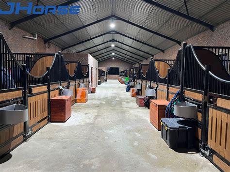 European Standard Horse Stall Panels With Customized Front Type And Color