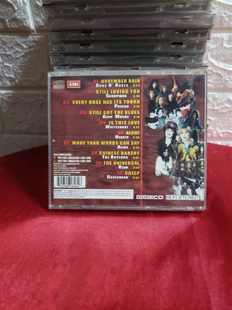 VCD 1997 MEGA ROCK BALLADS THE BEST SLOW ROCK COMPILATION EVER