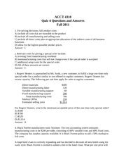 Quiz 4 Questions And Answers V2 ACCT 4310 Quiz 4 Questions And