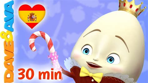 😂humpty Dumpty Y Más Canciones Infantiles Videos Para Niños Dave And Ava En Español 😂 Youtube