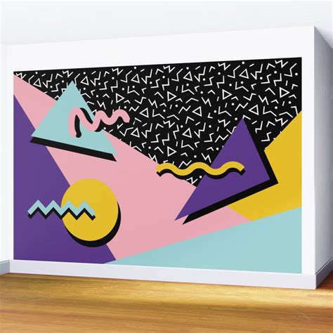 Memphis Pattern 23 - 80s Retro - Pastel Colors Wall Mural by ...