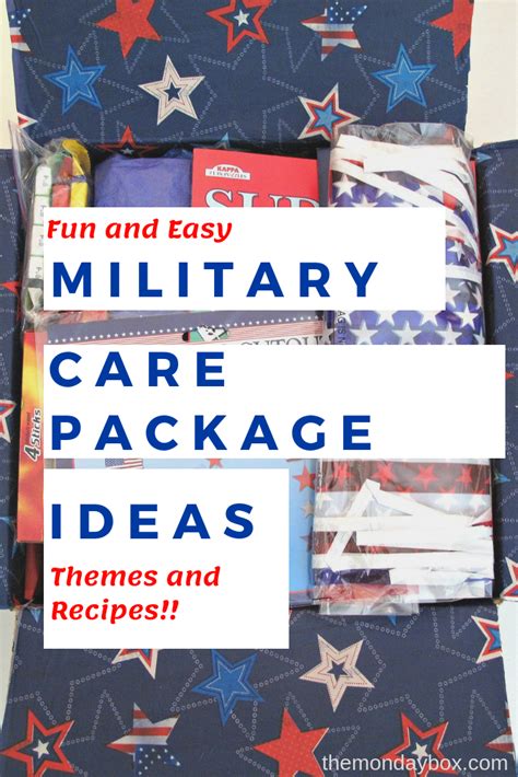 Military Care Package Ideas Fun And Easy Themes And Recipes The