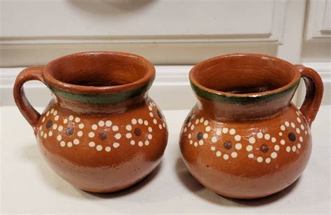 Clay Jarritos Jarritos De Barro Etsy Mexican Clay Pots Mexican