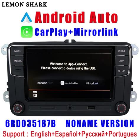 RCD330 Plus RCD330G Carplay Android Auto Noname 6RD 035 187B Car Radio