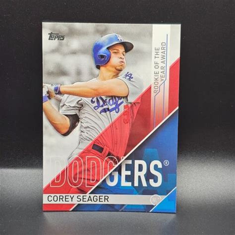 Topps Roy Award Roy Corey Seager Los Angeles Dodgers Baseball