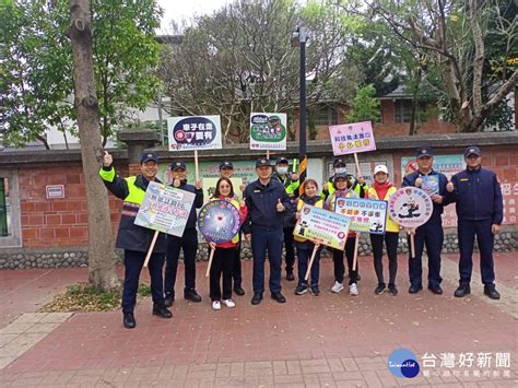 桃園市警局執行護童及交通安全宣導專案 讓學童安全走入校園