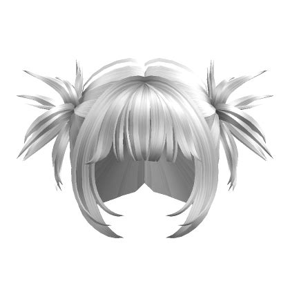 Messy Y K Punk Pigtails Silver Roblox